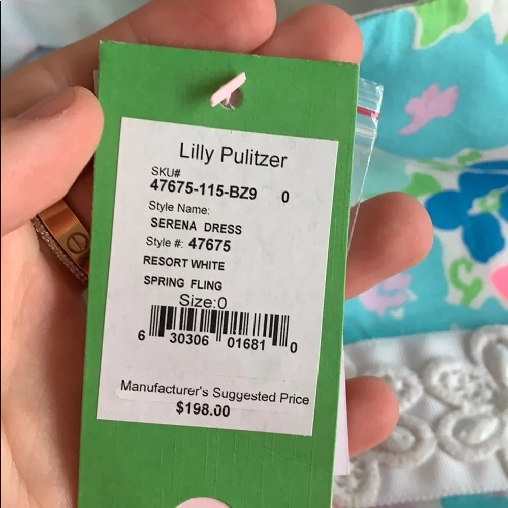 NWT Lilly Pulitzer dress size 0! Multicolored - Picture 3 of 4